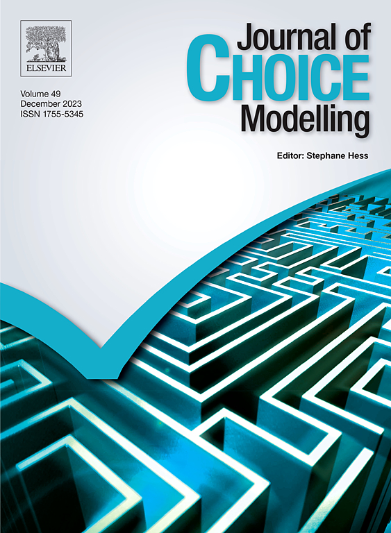 Go to journal home page - Journal of Choice Modelling